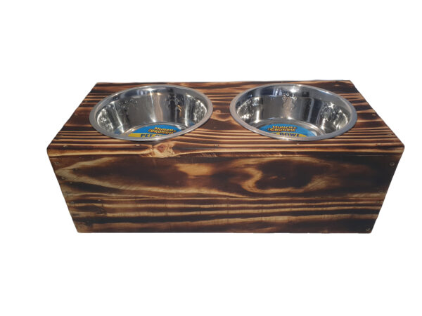 Raised Dog Feeding Station